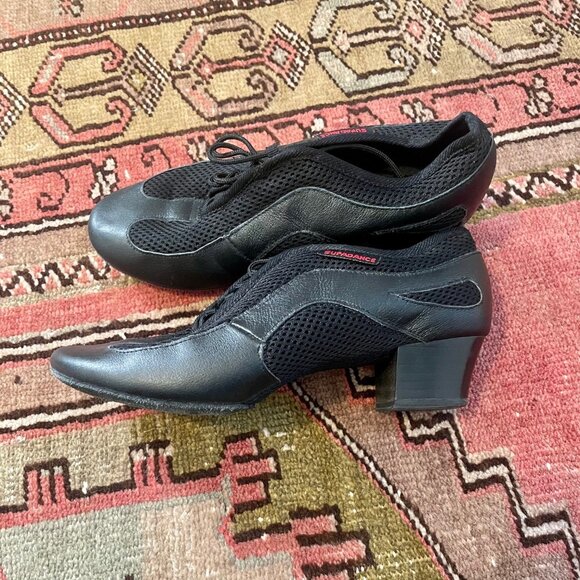 Supadance Ballroom Dancing Latin Practice Shoes US 6 / UK 4.5 Black - Picture 2 of 6